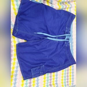 BODY GLOVE mens blue swim trunks size 9 EXCELLENT CONDITION!